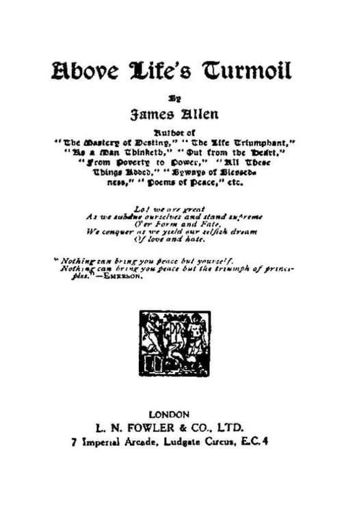 Cover of Above Life's Turmoil by James Allen